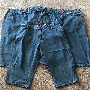 Women Within Capri denim jeans size 20